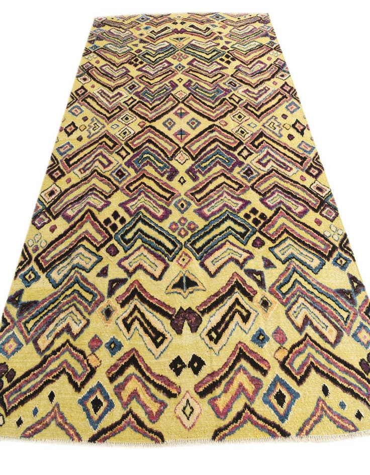 Detail image of  8' 1 x 10' 2  Hand Knotted Darya Wool Rug