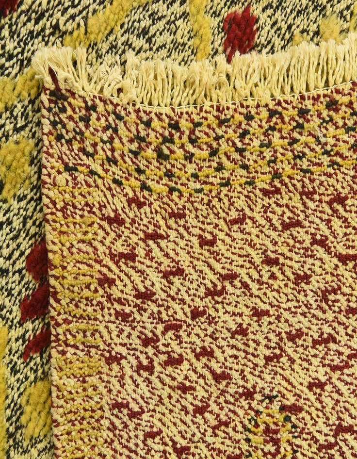 Detail image of  4' 10 x 7'  Hand Knotted Darya Wool Rug