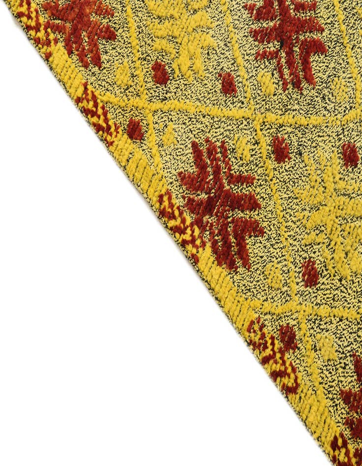 Detail image of  5' 6 x 8'  Hand Knotted Darya Wool Rug