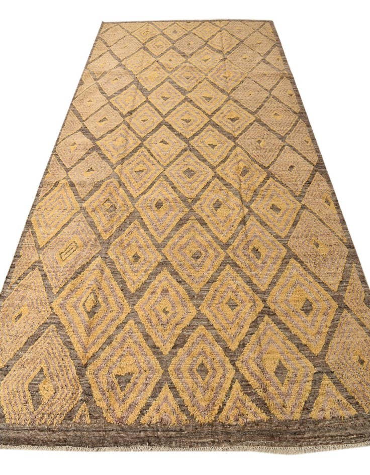 Detail image of  9' 2 x 12'  Hand Knotted Darya Wool Rug