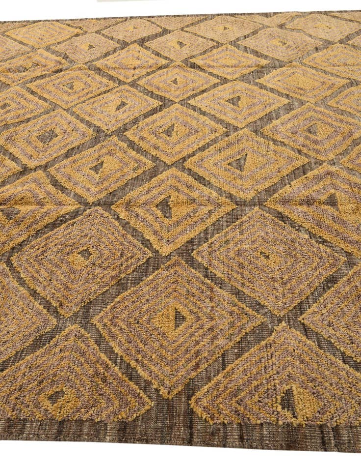 Detail image of  9' 2 x 12'  Hand Knotted Darya Wool Rug