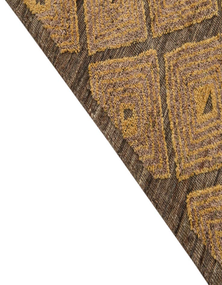 Detail image of  9' 2 x 12'  Hand Knotted Darya Wool Rug