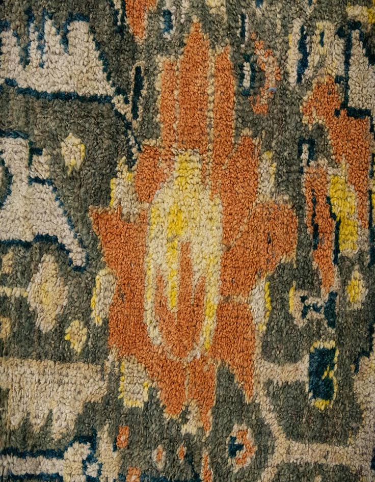Detail image of  12' 7 x 15' 4  Hand Knotted Darya Wool Rug
