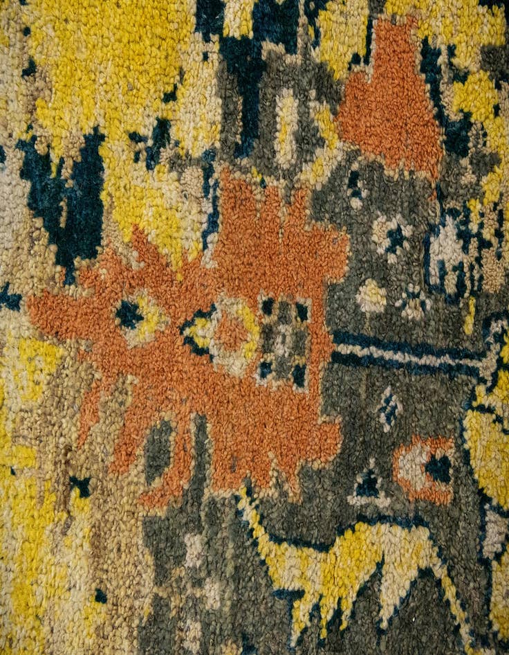 Detail image of  12' 7 x 15' 4  Hand Knotted Darya Wool Rug