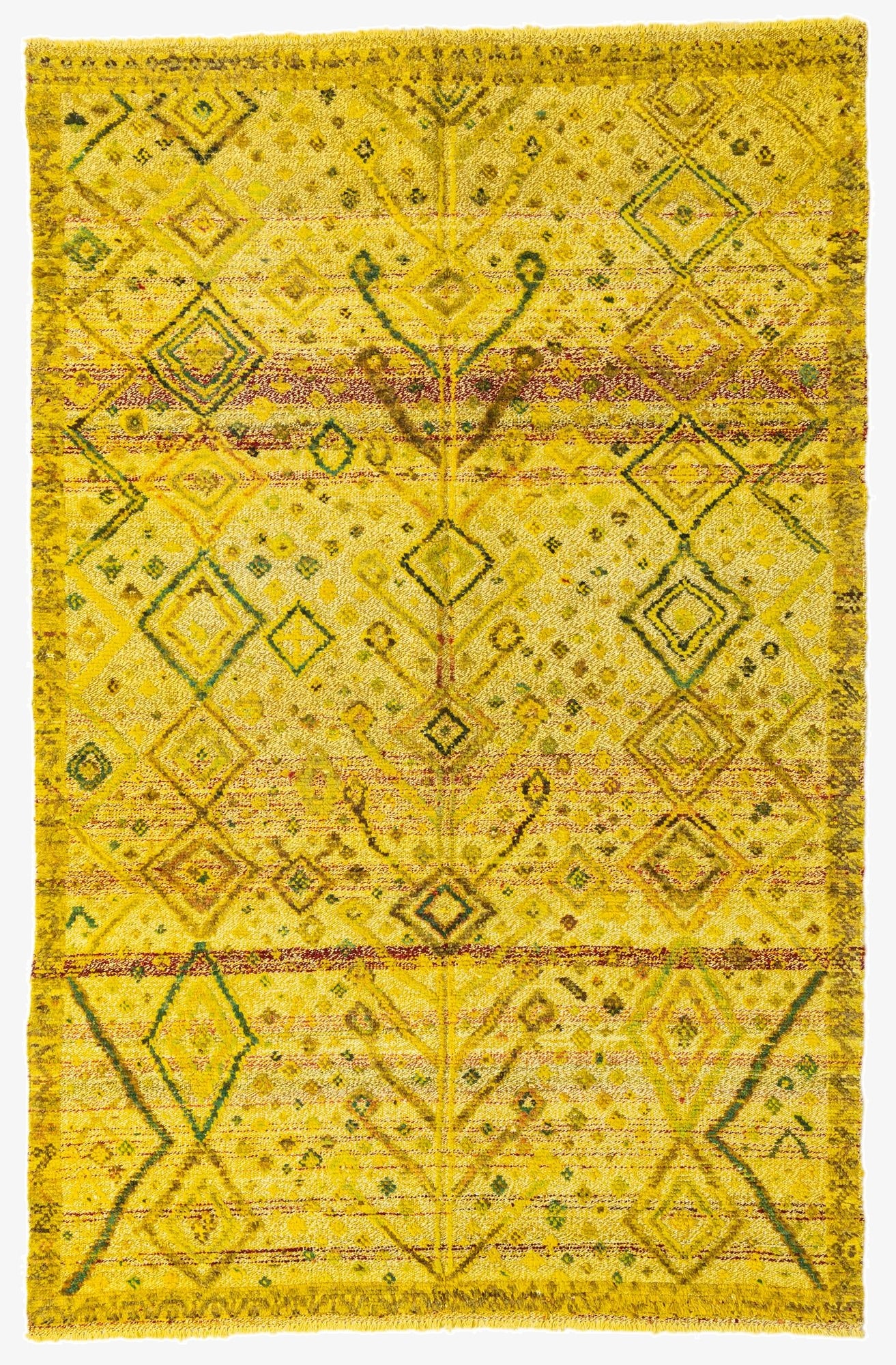  5' 4 x 8' 4  Hand Knotted Darya Wool Rug