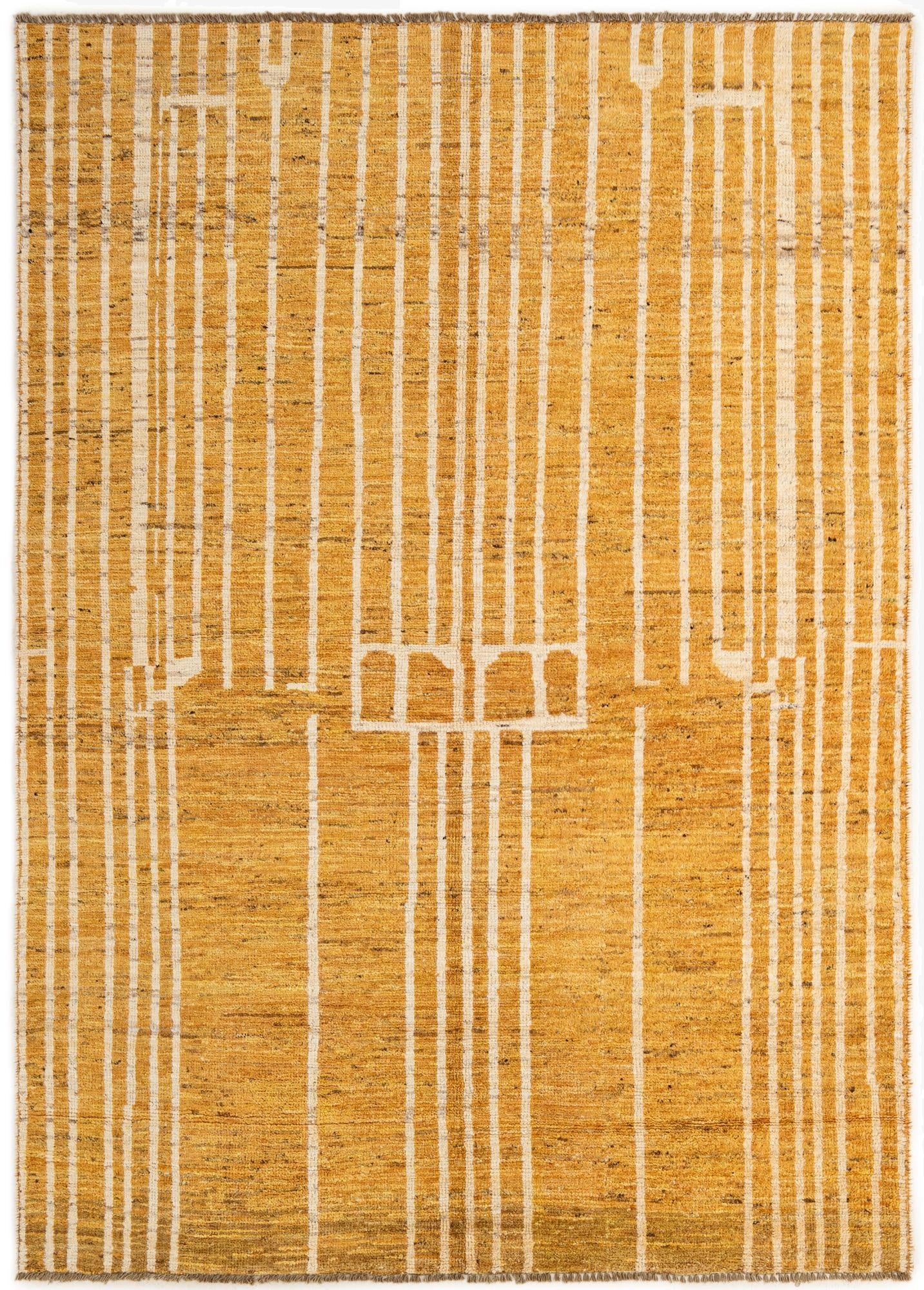  5' 9 x 8'  Hand Knotted Darya Wool Rug