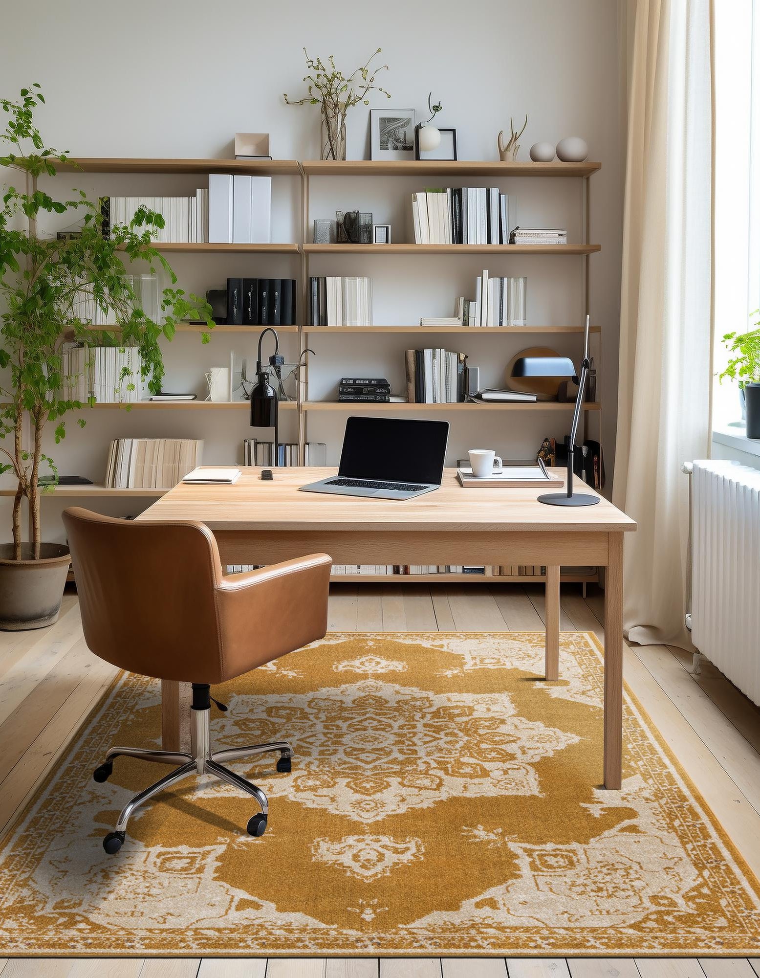 Yellow 8' x 10' Eden Rug | Rugs.com