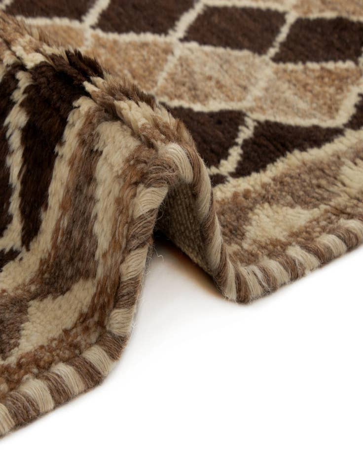 Detail image of  3' 10 x 6' 2 Gabbeh Wool Rug