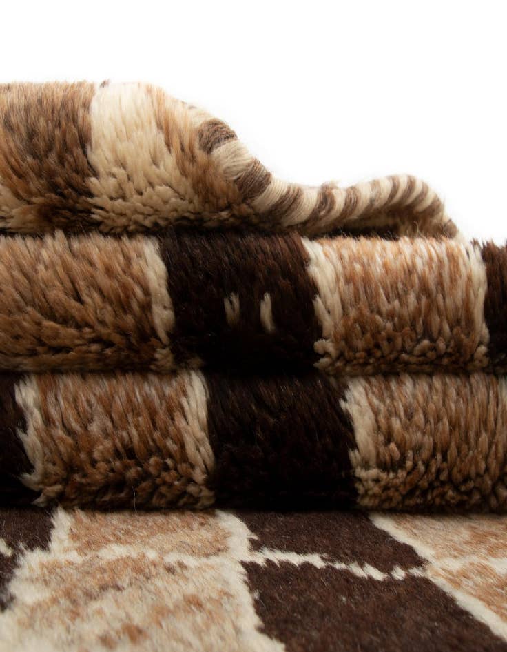 Detail image of  3' 10 x 6' 2 Gabbeh Wool Rug