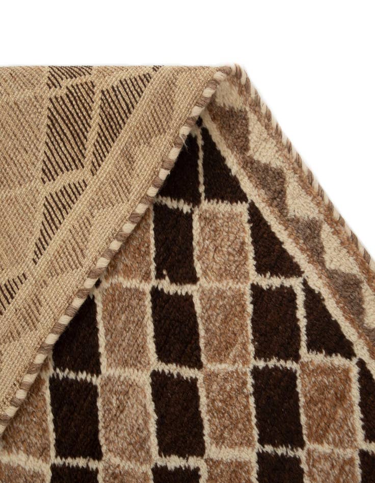 Detail image of  3' 10 x 6' 2 Gabbeh Wool Rug