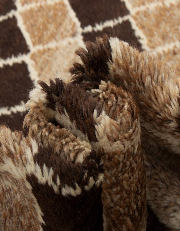 Detail image of  3' 10 x 6' 2 Gabbeh Wool Rug