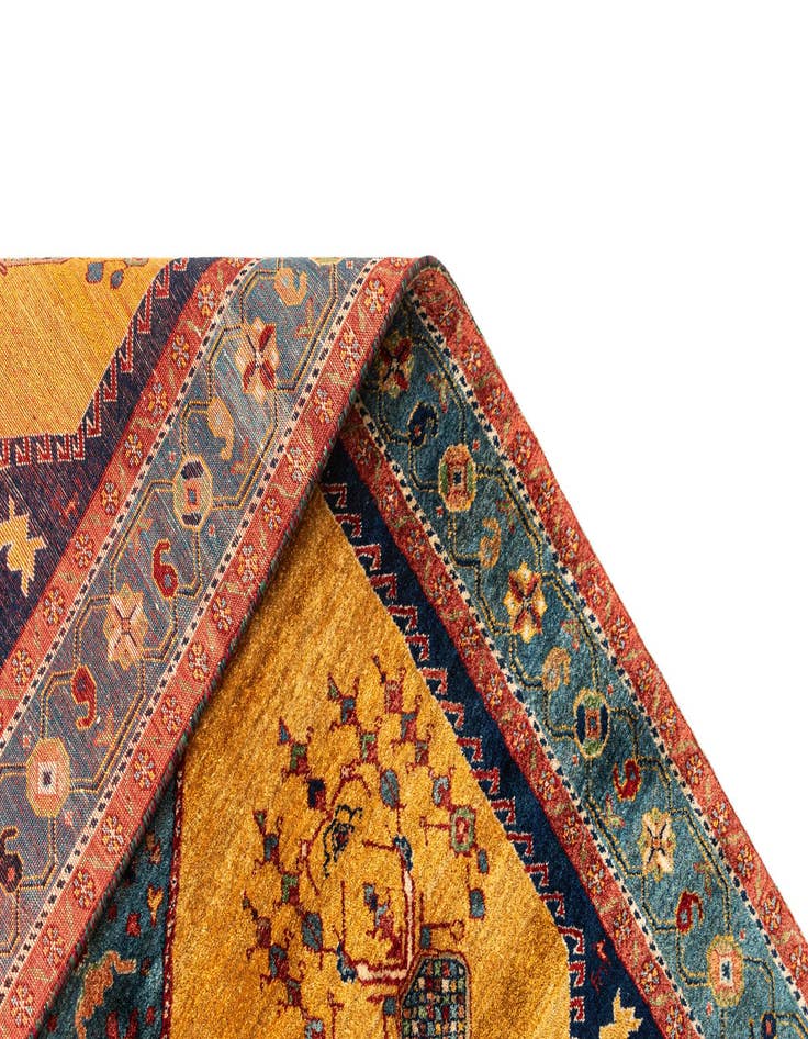Detail image of  4' 8 x 6' 11 Gabbeh Rug