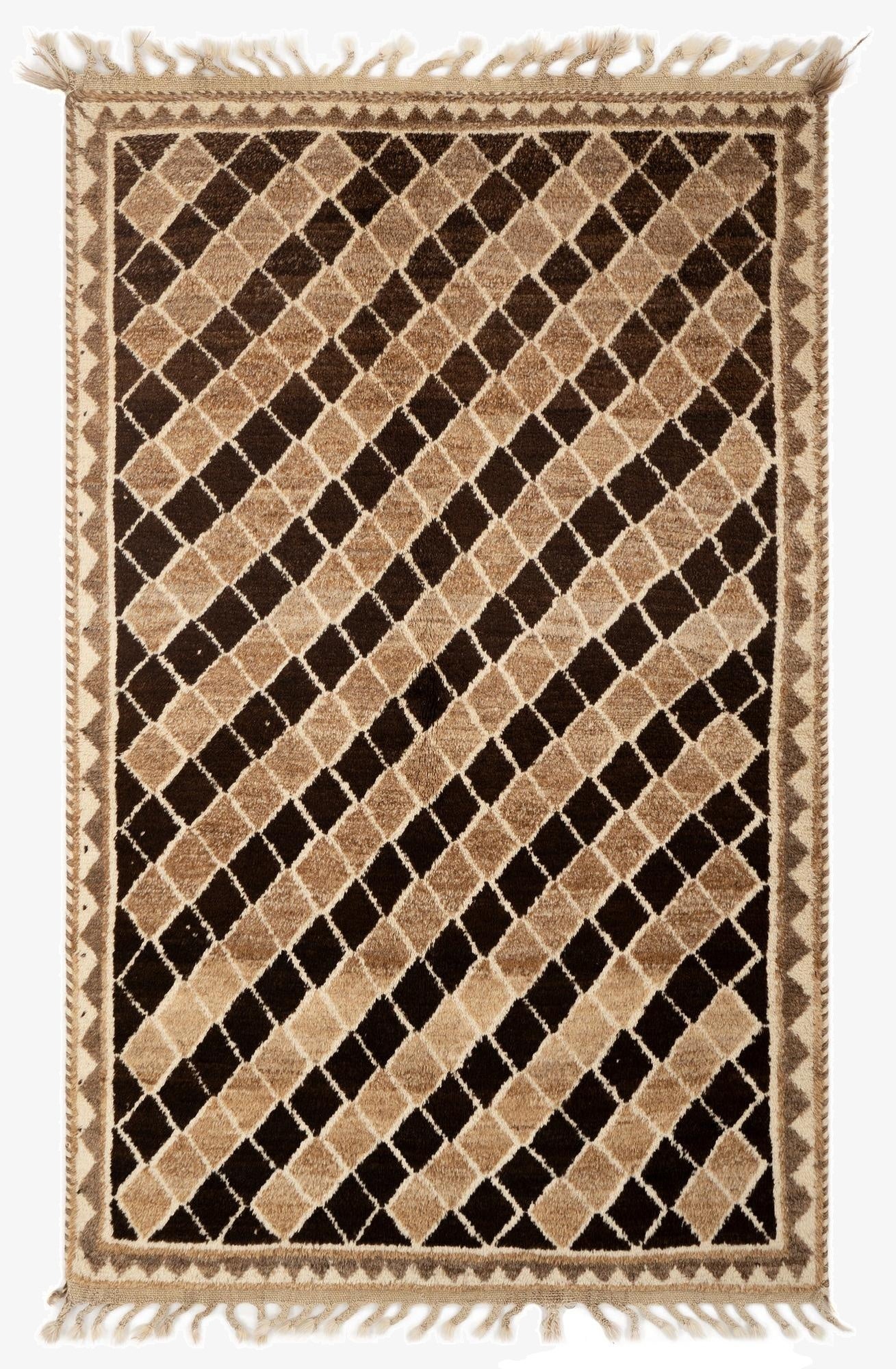  3' 10 x 6' 2 Gabbeh Wool Rug