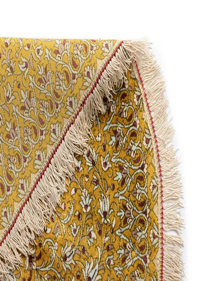 Detail image of  2' x 2' 11 Ghom Silk Rug