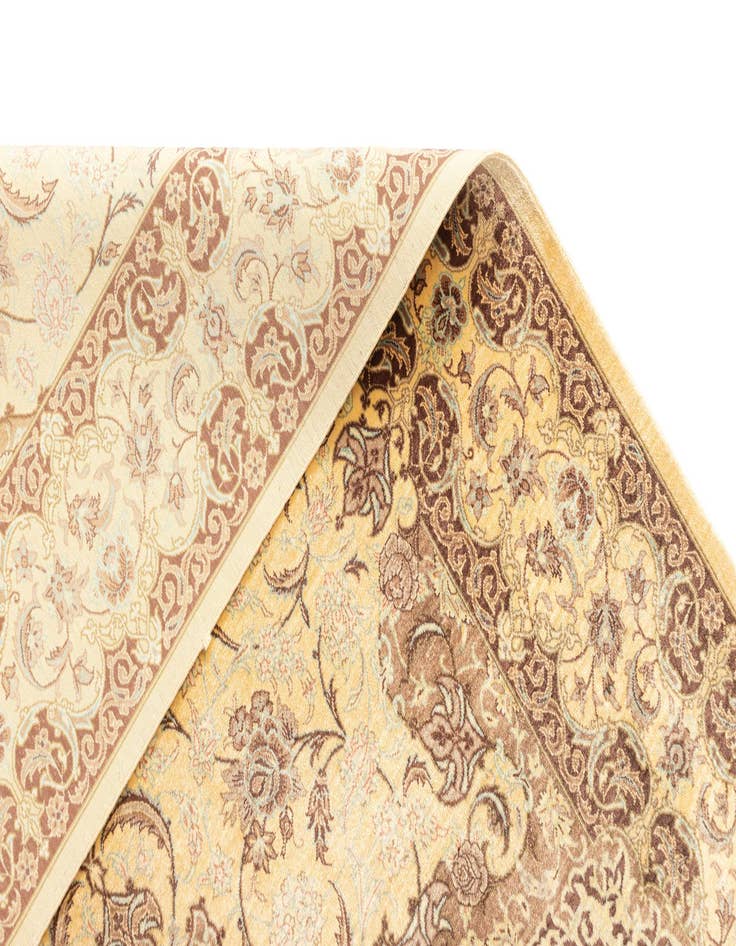 Detail image of  3' 3 x 5' 2 Ghom Silk Rug