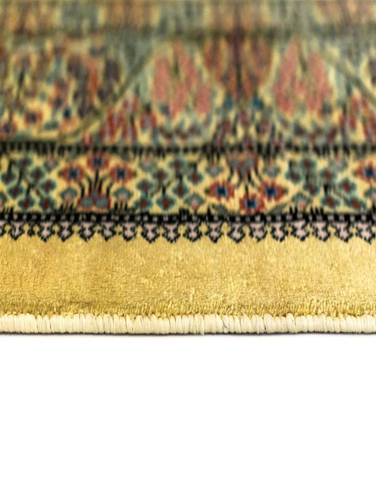 Detail image of  3' 4 x 4' 11 Ghom Silk Rug