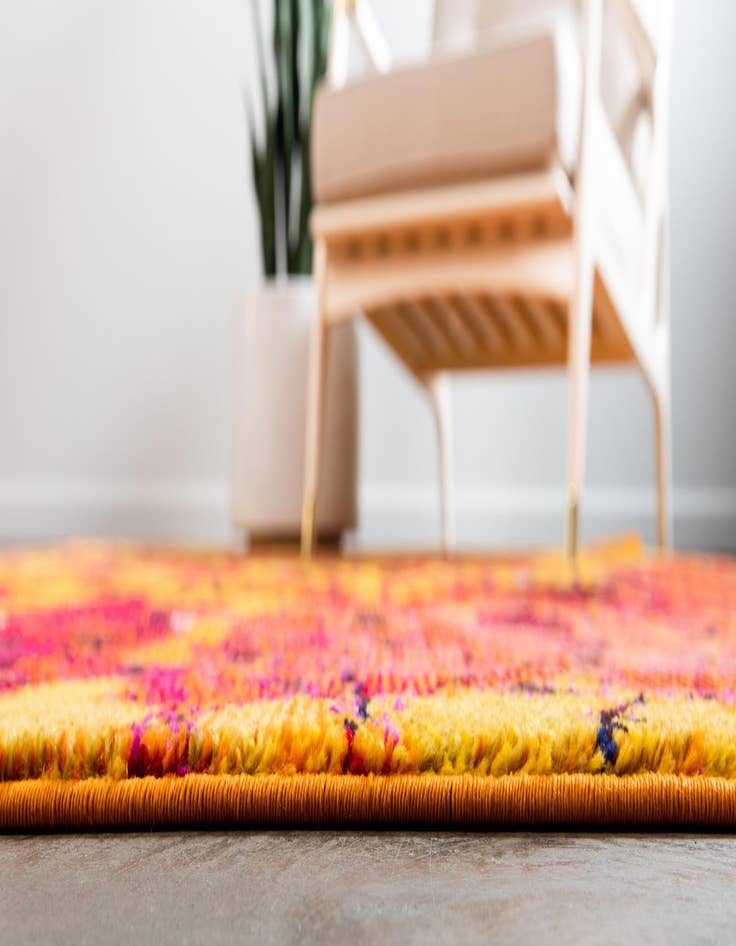Detail image of  10' 6 x 16' 5  Washable Hyacinth Rug