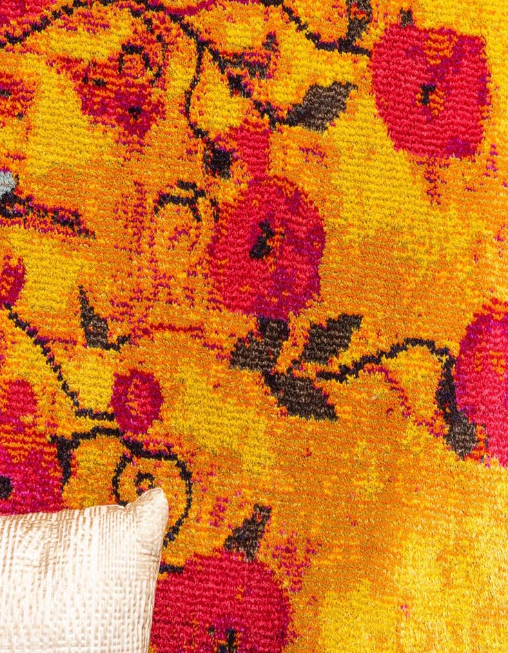 Detail image of  10' 6 x 16' 5  Washable Hyacinth Rug