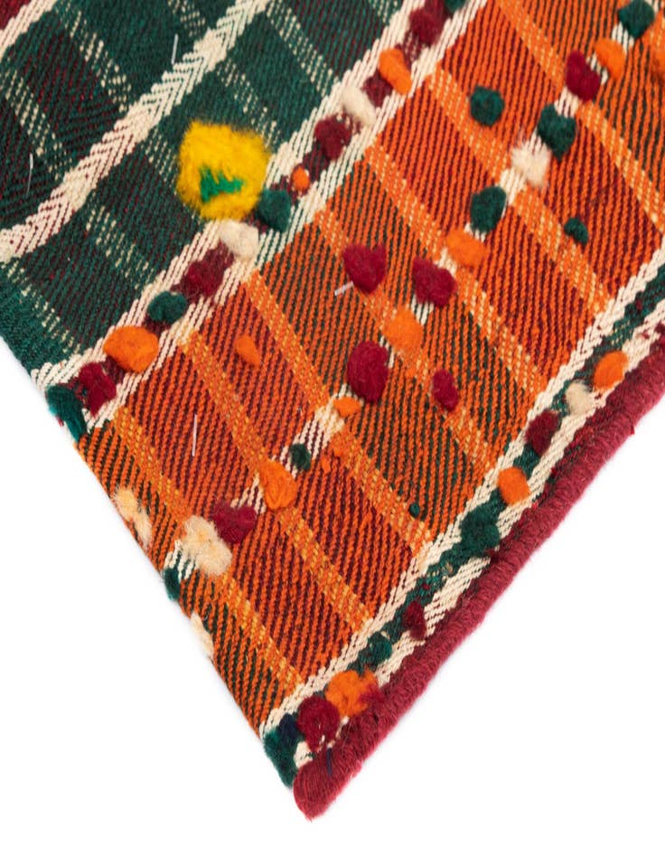 Detail image of  4' 11 x 7' 3 Jajim Wool Rug