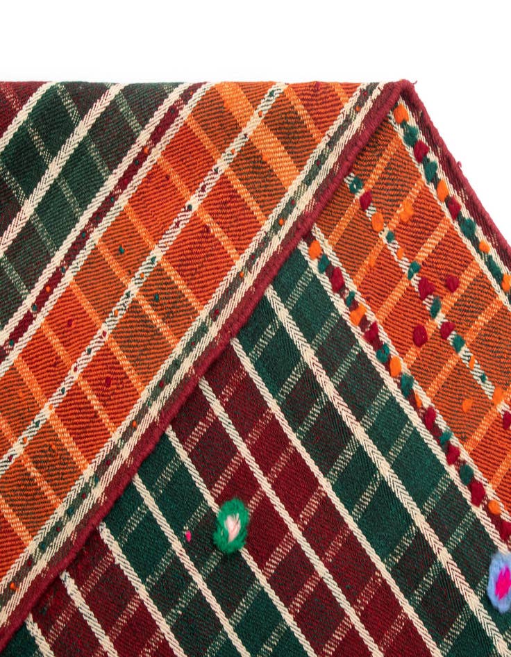 Detail image of  4' 11 x 7' 3 Jajim Wool Rug