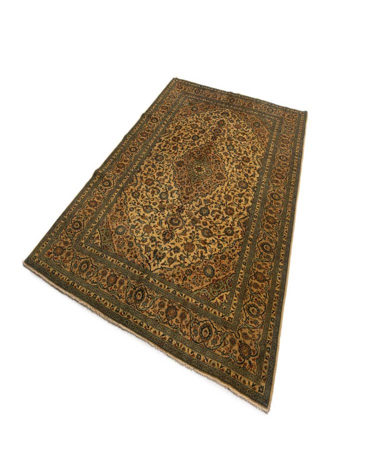 Detail image of  8' 1 x 11' 8 Kashan Wool Rug