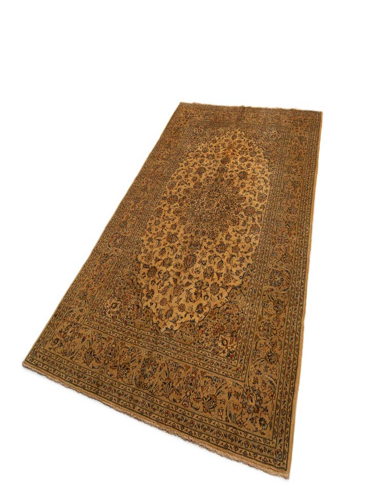 Detail image of  6' 2 x 9' 11 Kashan Wool Rug