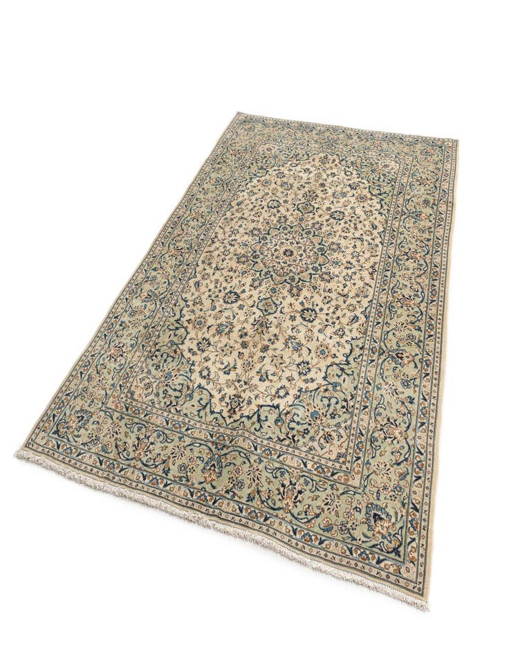 Detail image of  6' 6 x 9' 8 Kashan Wool Rug