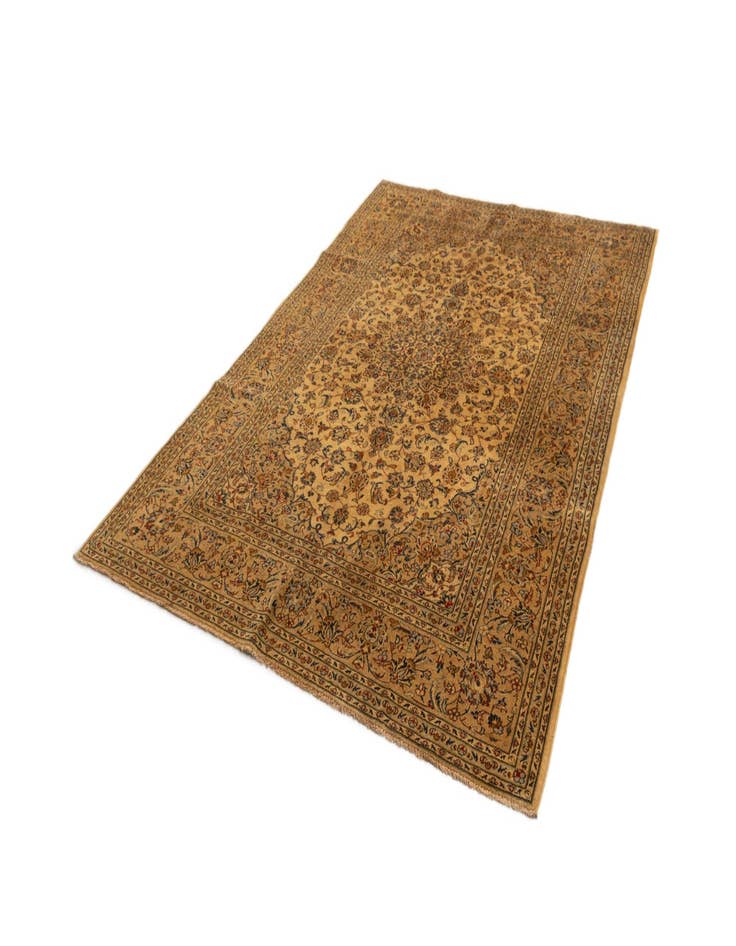 Detail image of  6' 6 x 9' 8 Kashan Wool Rug