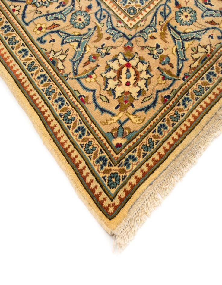 Detail image of  8' x 11' 10  Hand Knotted Kashan Persian Wool Rug