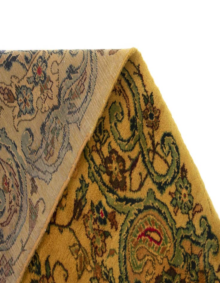 Detail image of  8' 4 x 13'  Hand Knotted Kashan Persian Wool Rug