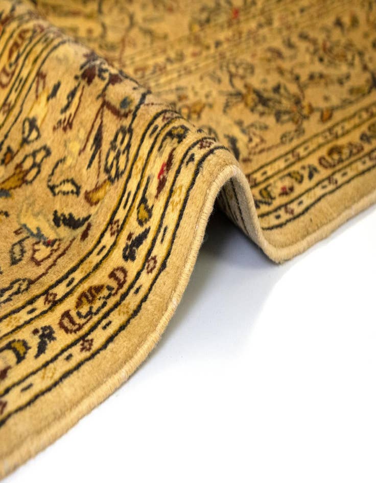 Detail image of  6' 6 x 9' 7  Hand Knotted Kashan Persian Wool Rug