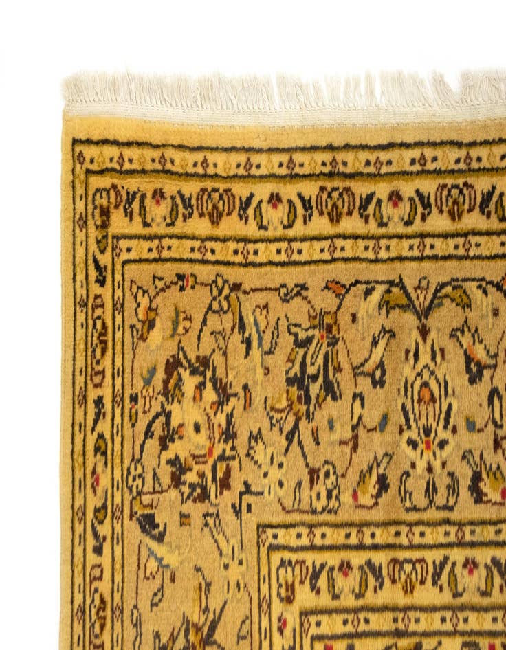 Detail image of  6' 6 x 9' 7  Hand Knotted Kashan Persian Wool Rug