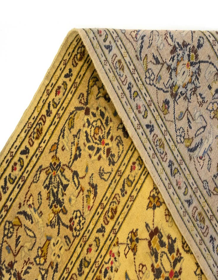 Detail image of  6' 6 x 9' 7  Hand Knotted Kashan Persian Wool Rug