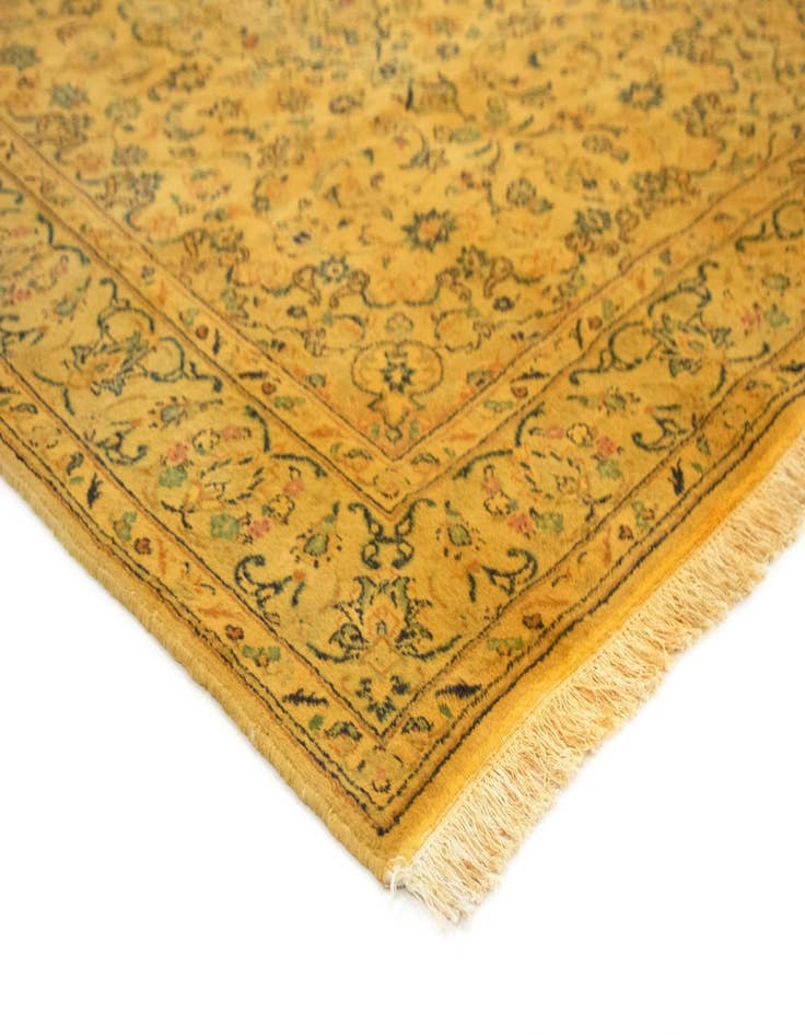 Detail image of  6' 3 x 9' 3  Hand Knotted Kashan Persian Wool Rug