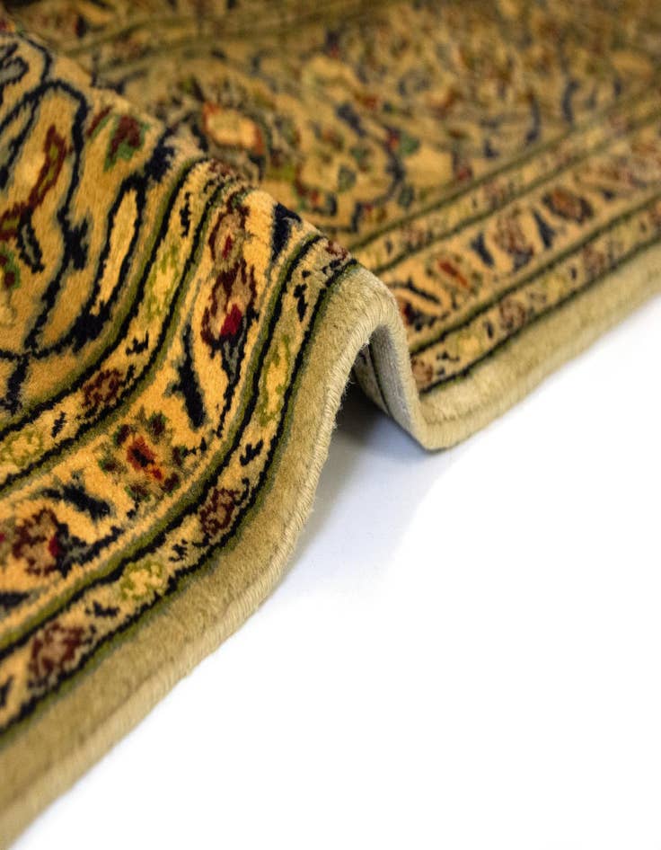 Detail image of  8' 1 x 11' 1  Hand Knotted Kashan Persian Wool Rug