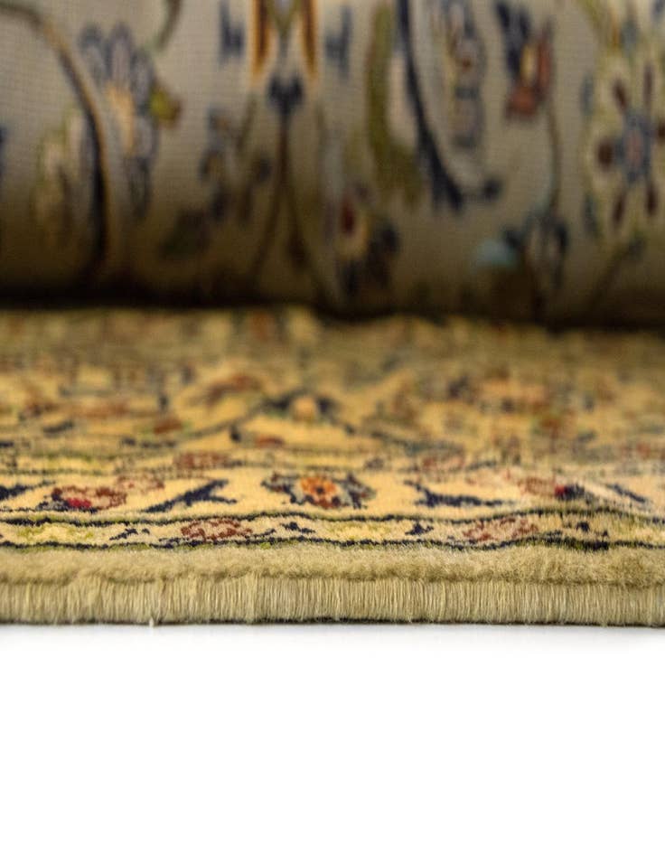 Detail image of  8' 1 x 11' 1  Hand Knotted Kashan Persian Wool Rug