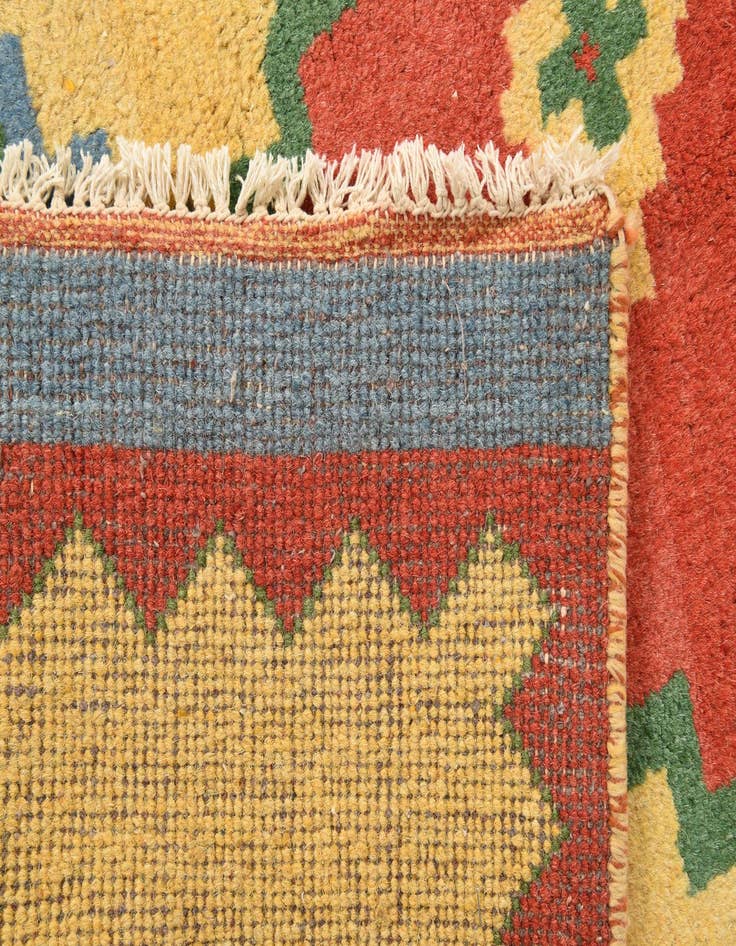 Detail image of  4' 9 x 5' 1  Hand Knotted Kashkuli Gabbeh Wool Rug