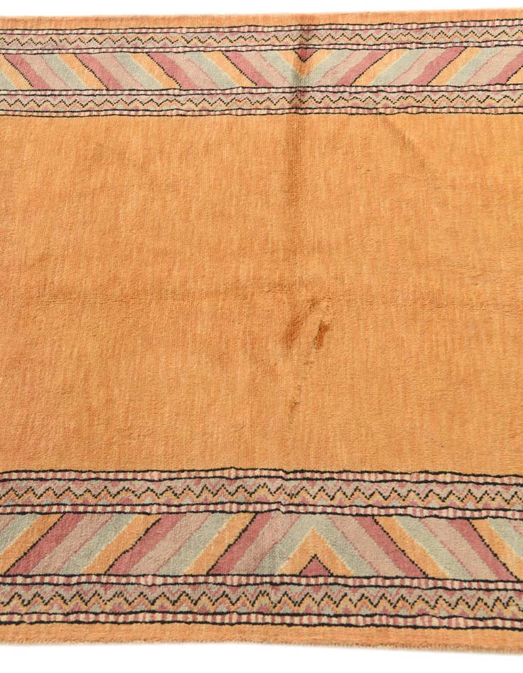 Detail image of  3' 2 x 4' 10  Hand Knotted Kashkuli Gabbeh Oriental Wool Rug