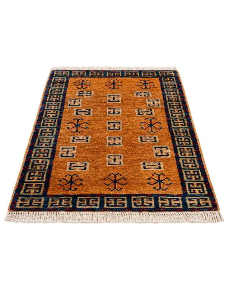 Detail image of  2' 8 x 3' 10  Hand Knotted Kazak Wool Rug