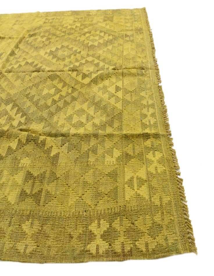 Detail image of  5' 3 x 6' 5  Hand Woven Kilim Fars Wool Rug