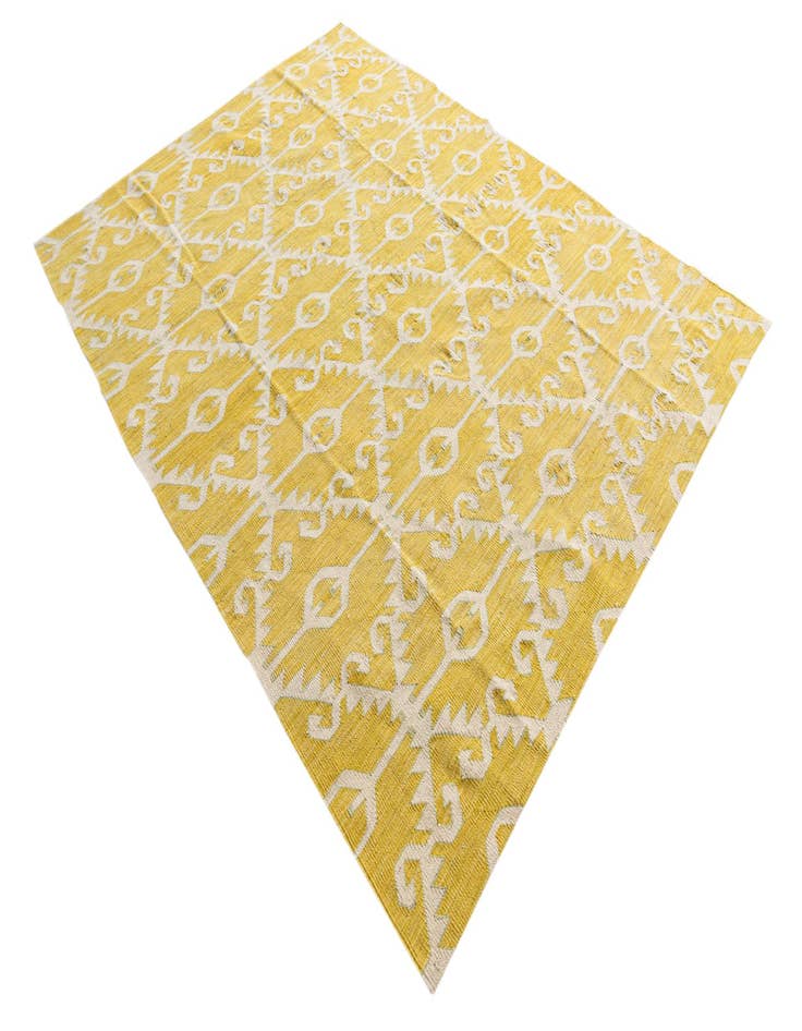 Detail image of  5' 7 x 7' 8  Hand Woven Kilim Modern Wool Rug