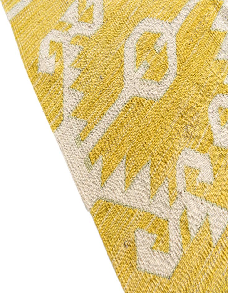 Detail image of  5' 7 x 7' 8  Hand Woven Kilim Modern Wool Rug