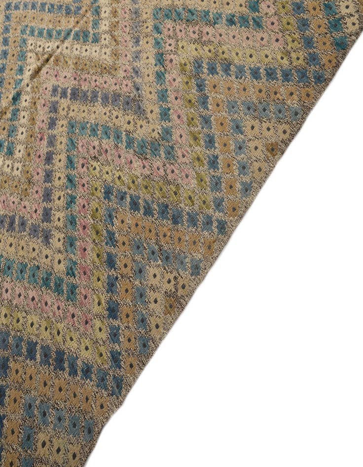 Detail image of  10' 5 x 12' 6  Hand Woven Kilim Modern Wool Rug