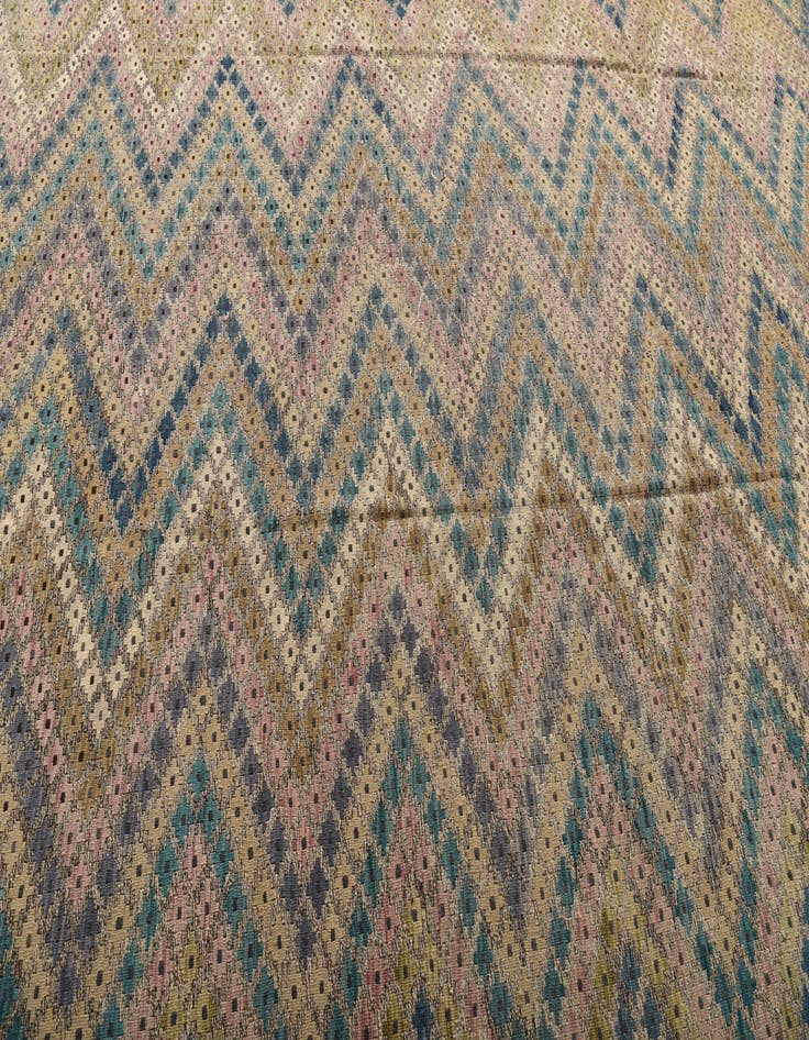 Detail image of  10' 5 x 12' 6  Hand Woven Kilim Modern Wool Rug