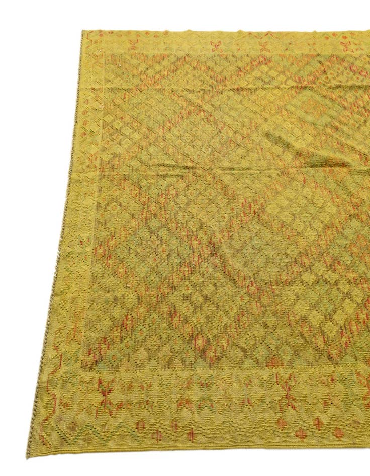 Detail image of  6' x 8' 1  Hand Woven Kilim Modern Wool Rug