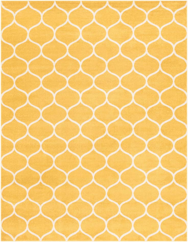 Detail image of 5' 3 x 8' Lattice Frieze Rug