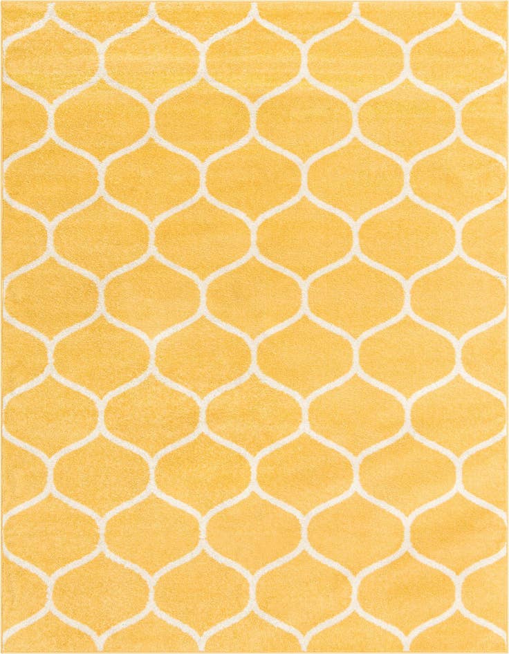 Detail image of  6' x 9' Lattice Frieze Rug