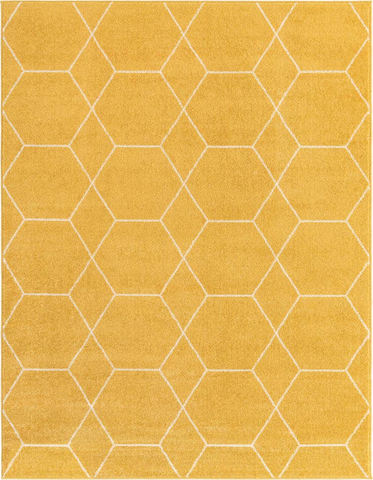 Detail image of  7' x 10' Lattice Frieze Rug