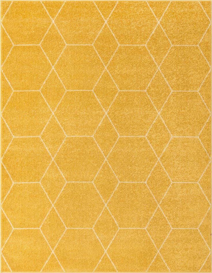 Detail image of  6' x 9' Lattice Frieze Rug