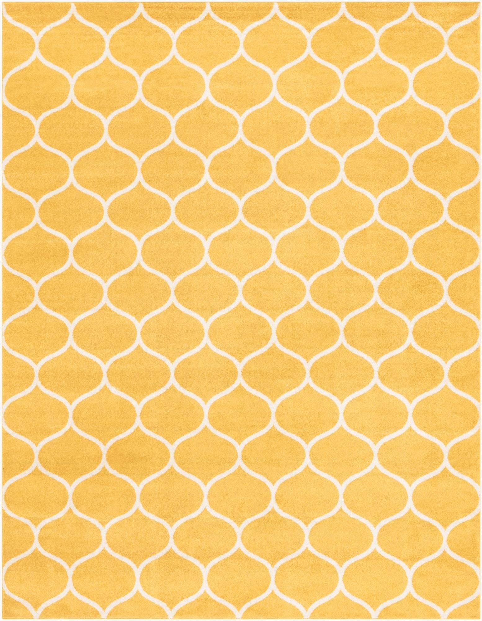  7' 10 x 10' Lattice Frieze Rug